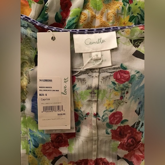 Camilla Designer Dress Size Small - Picture 4 of 8